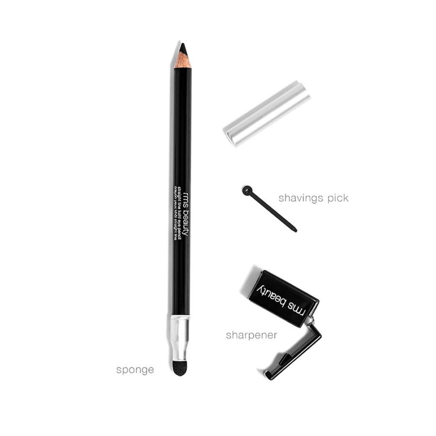 RMS Beauty - Straight Line Kohl Eye Pencil, HD Black - Bild 4