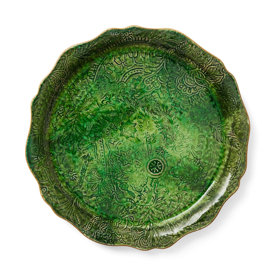 Sthål - Round Serving Plate/Pizza Plate Seaweed