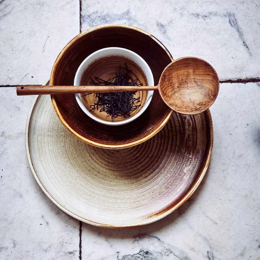 HK Living - Kyoto Dessertskål, rustic brown - Bild 2