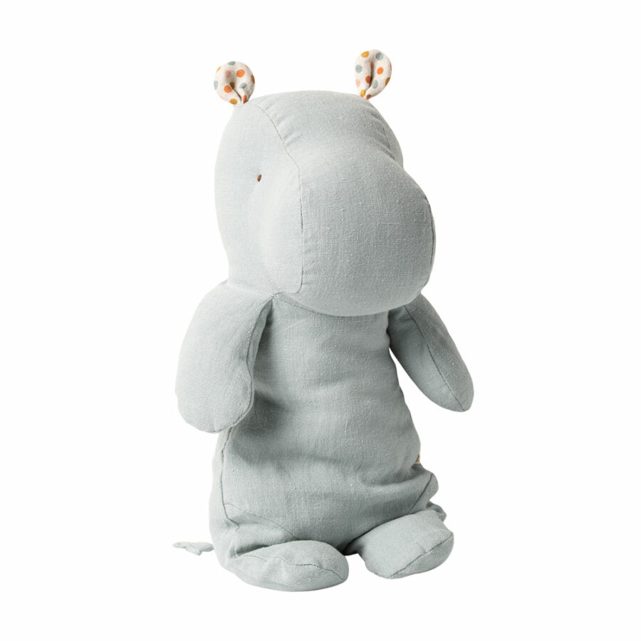 Maileg - Safari friends, Medium Hippo - Blue/Grey