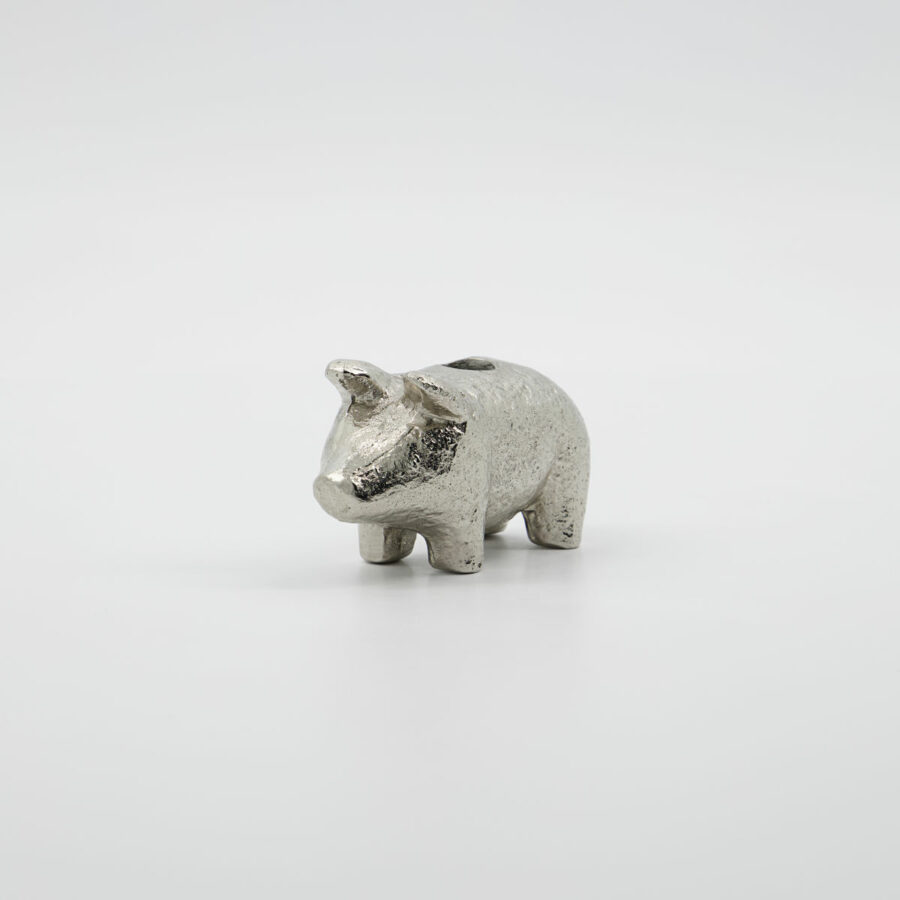 House Doctor - Ljusstake, Pig, Antiksilver - Bild 2