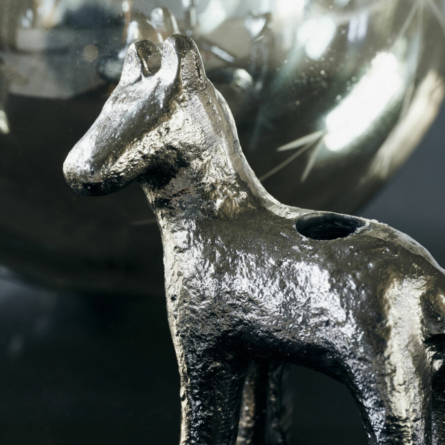 House Doctor - Ljusstake, Horse, Antiksilver - Bild 4