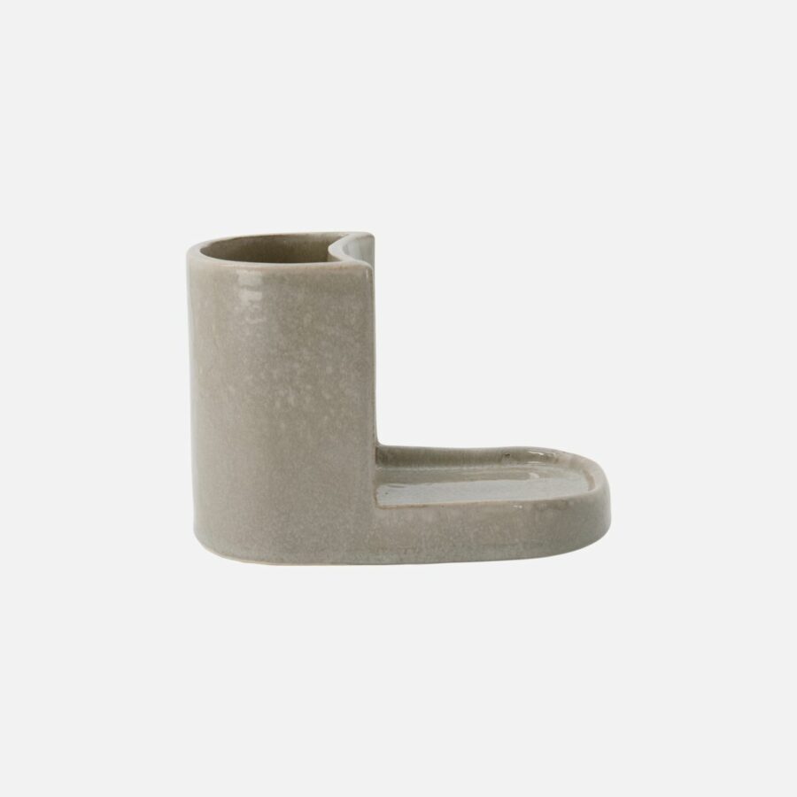 Meraki - Borste- och tvålhållare Datura Shellish grey