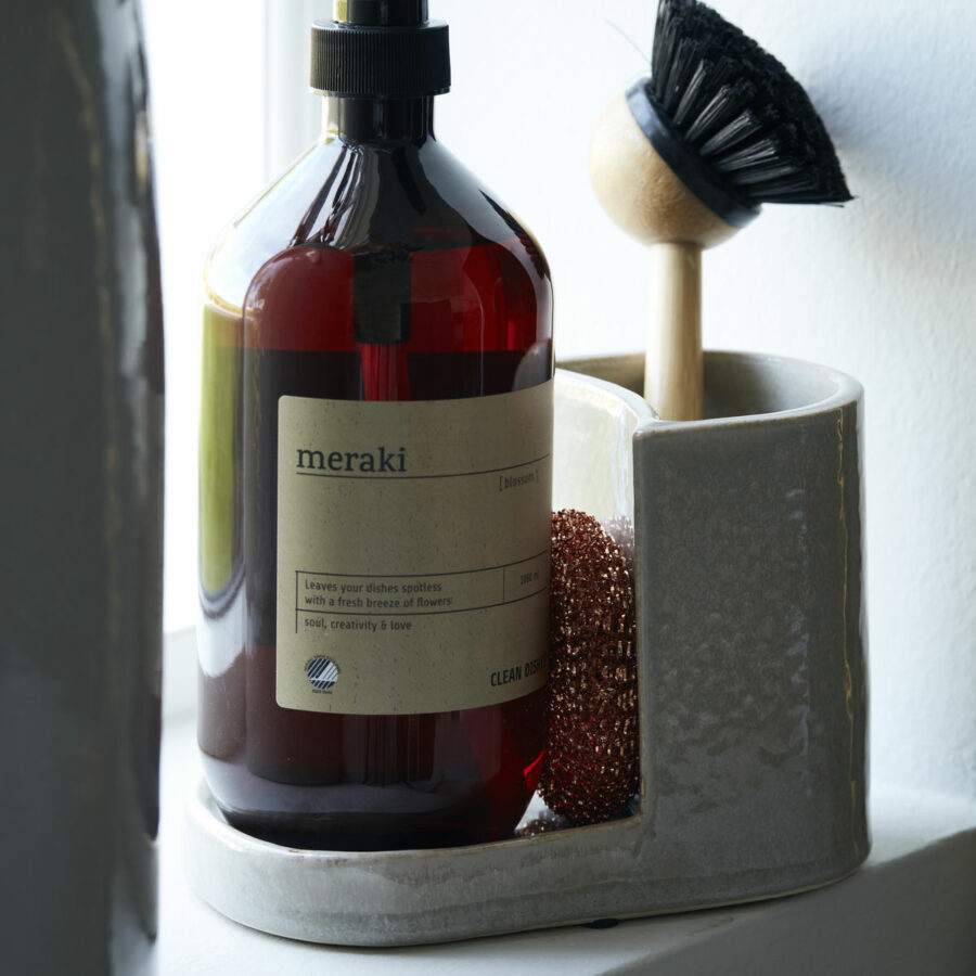 Meraki - Borste- och tvålhållare Datura Shellish grey - Bild 4