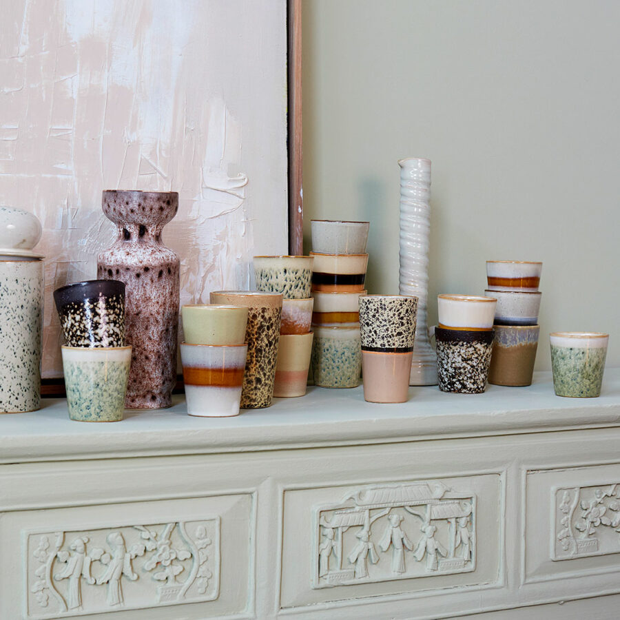 HK Living - 70s ceramics Mugg, Rock - Bild 2