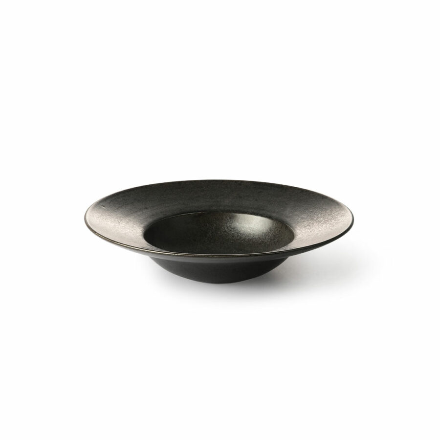 HK Living - Kyoto Pastatallrik, rustic black - Bild 2