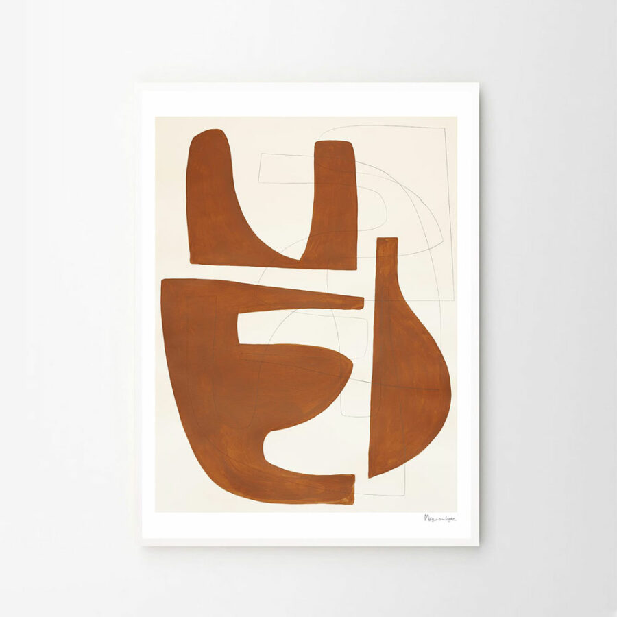 Berit Mogensen Lopez, Sienna 40x50 cm