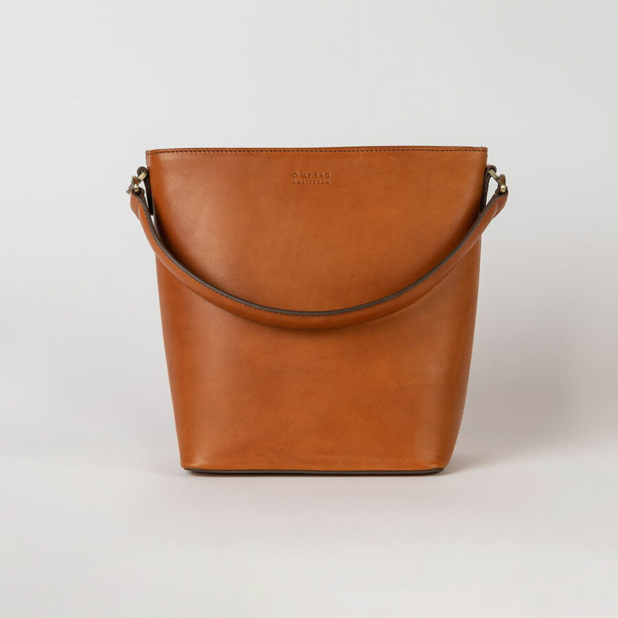 O My Bag - Handväska Bobbi Bucket Maxi, Cognac - Bild 3