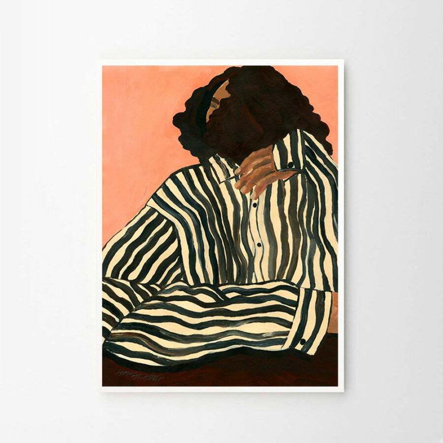 Hanna Peterson, Serene Stripes 50 x 70