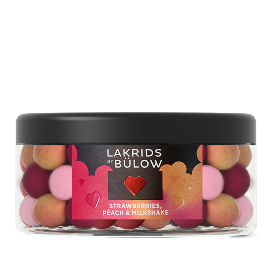 Lakrids by Bülow - Love Mixed Large/ Strawberries, Peach & Milkshake 515g