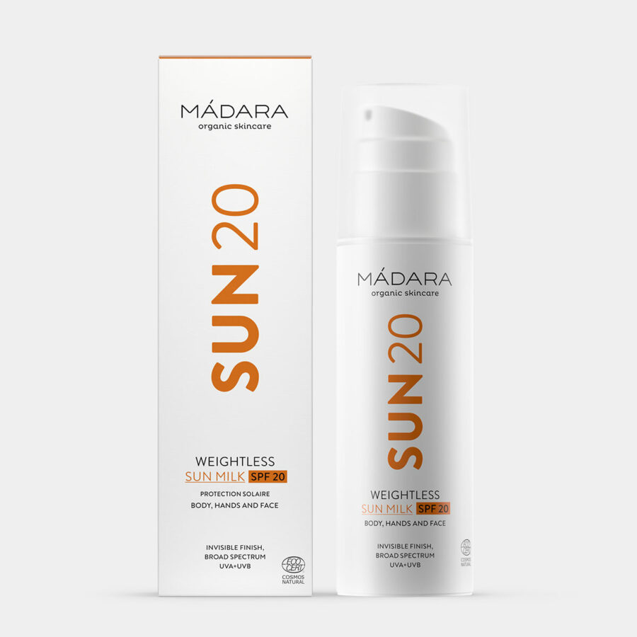 Mádara - Weightless Sun Milk SPF 20, 150 ml