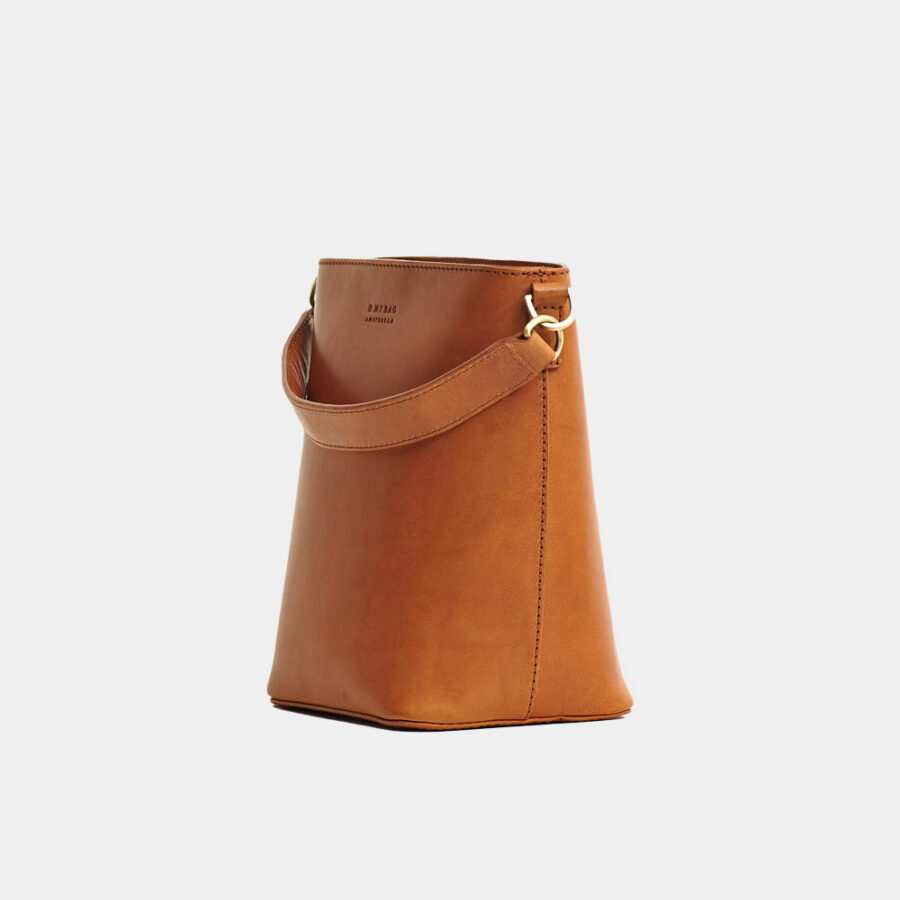 O My Bag - Handväska Bobbi Bucket, Cognac - Bild 5