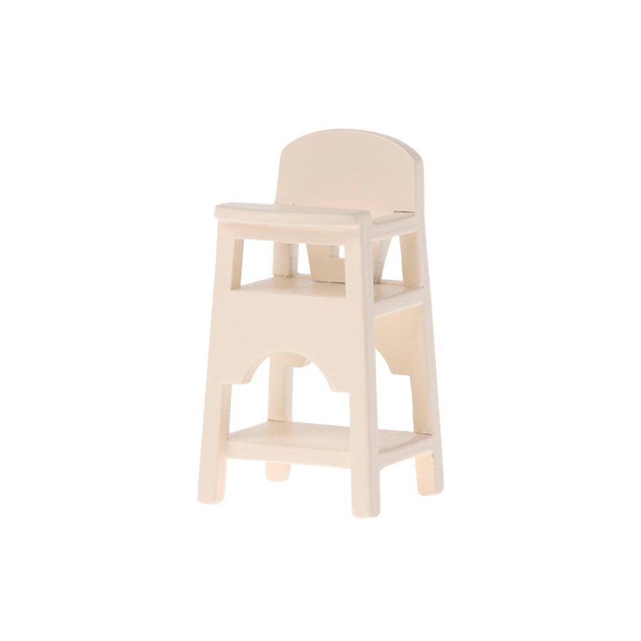 Maileg - High Chair Mouse, Off White