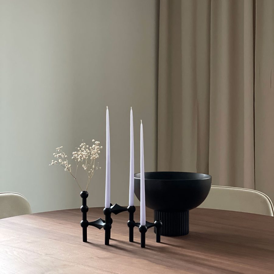 Stoff - Nagel Ljusstake Svart - Bild 3