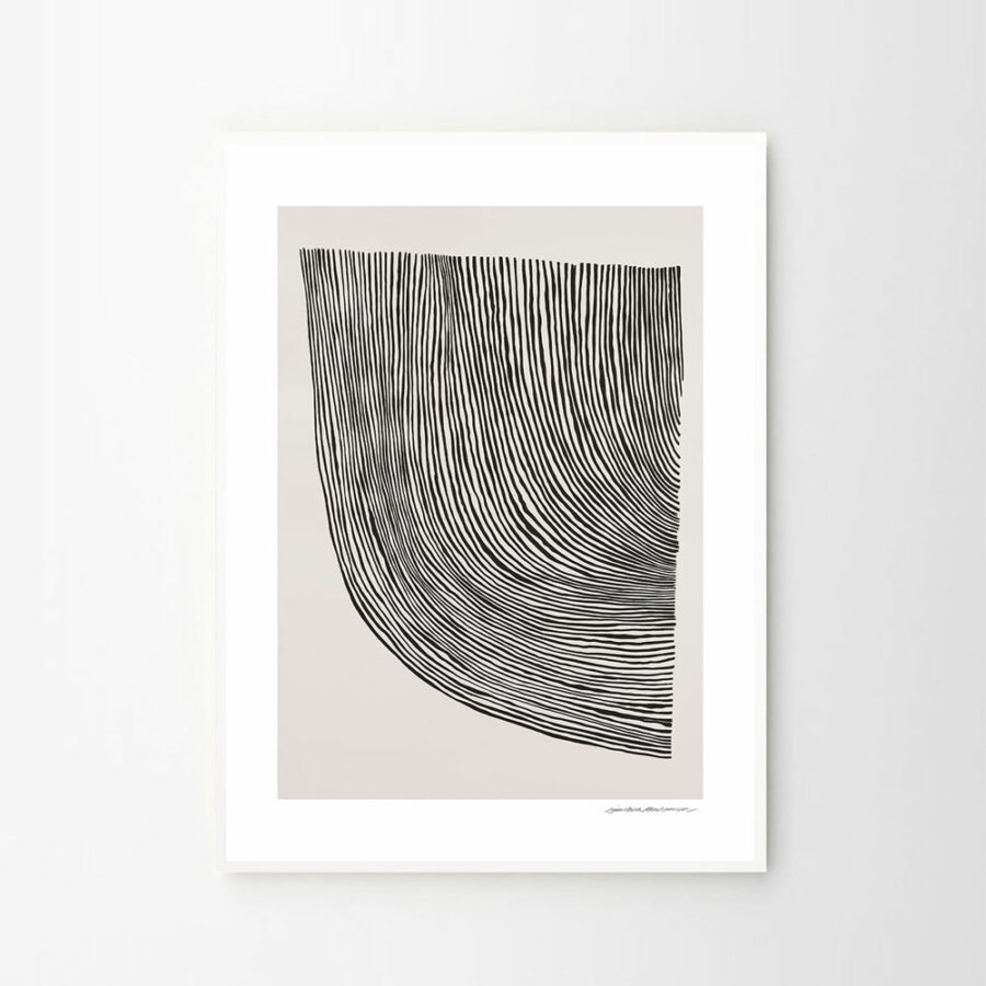 Leise Dich Abrahamsen, Curves 50x70 cm
