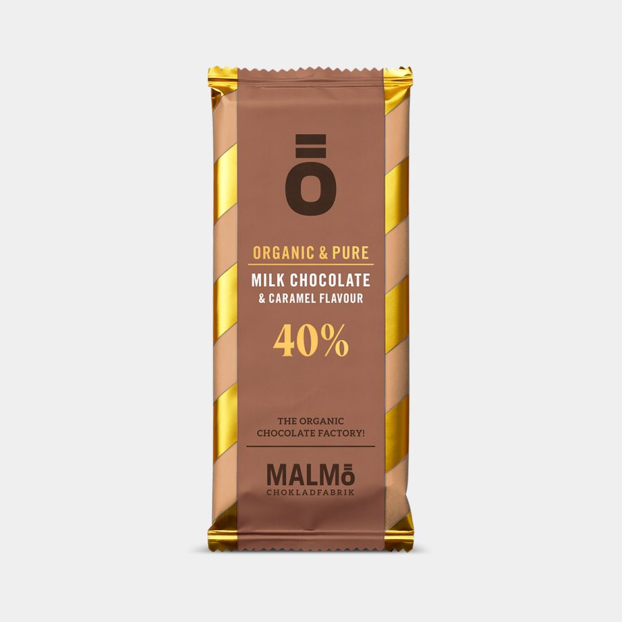 Malmö Chokladfabrik - Milk Chocolate & Caramel 40%