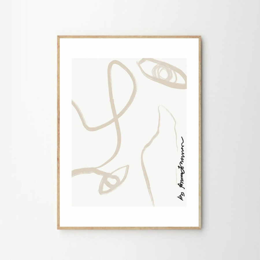 T.P.C - Anna Johansson, Eyes 50x70
