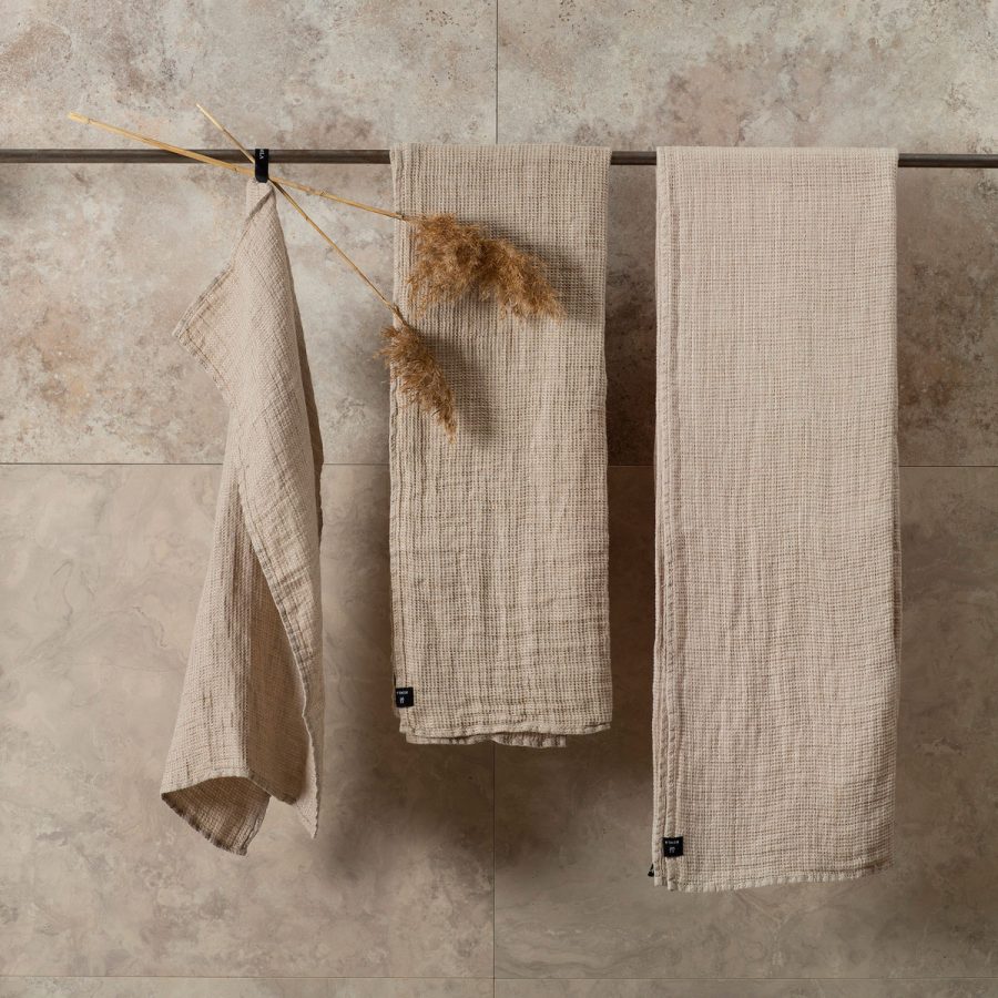 Himla - Handduk 2-pack Fresh Laundry Natural 47 x 65 cm - Bild 2