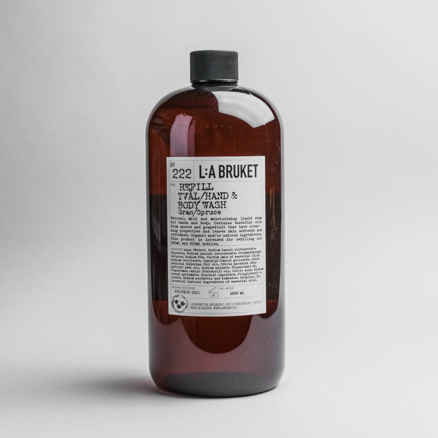 L:A Bruket - Refill Flytande Tvål Gran 1000 ml
