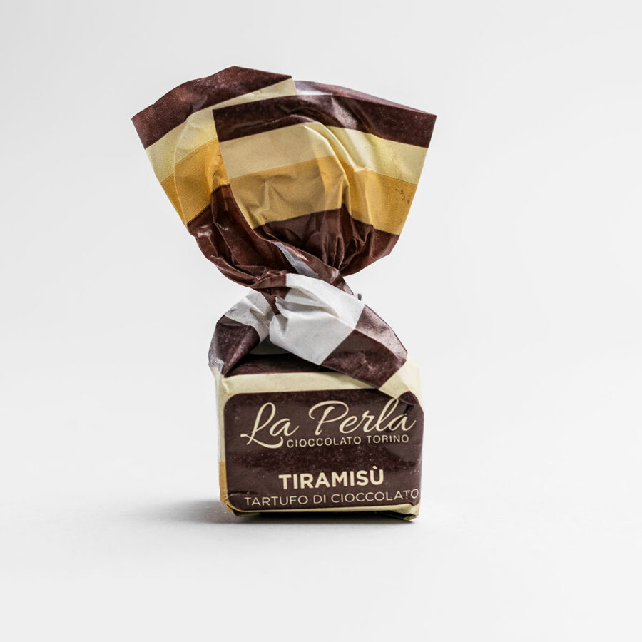 La Perla - Tiramisútryffel med hasselnötter och krisp
