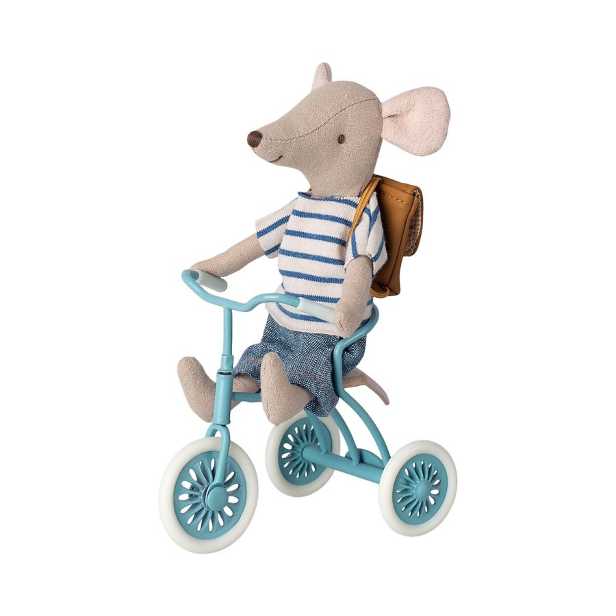 Maileg - Abri à tricycle, Mouse  - Petrol blue - Bild 4