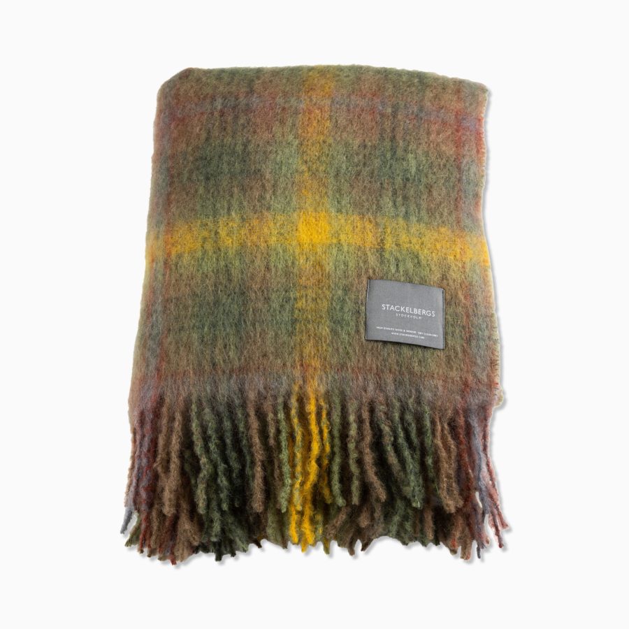 Stackelbergs - Pläd Moss & Mustard Check