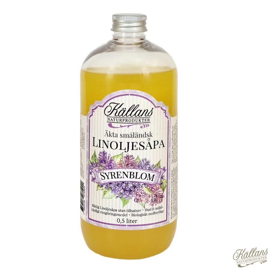 Källans - Linoljesåpa Syrénblom, 500 ml