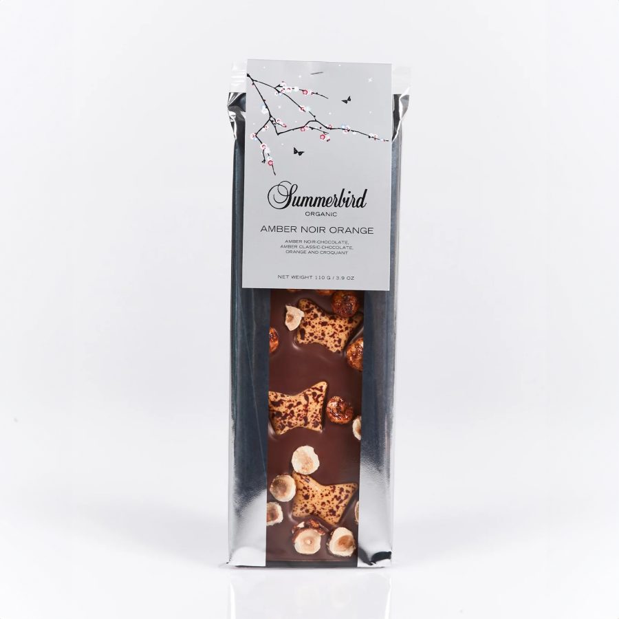 Summerbird - Choklad Amber Noir Orange, 110g