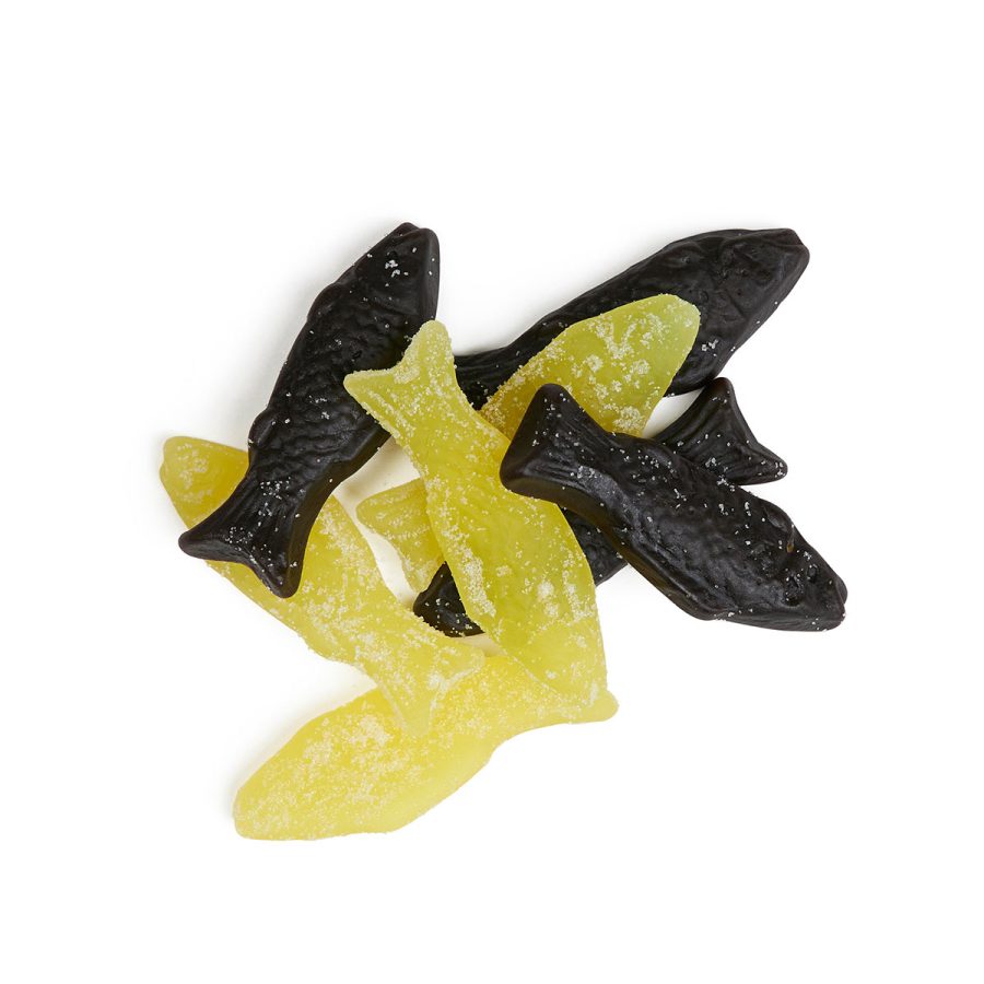 Kolsvart - Fiskar Söt Lakrits + Sur Citron - Bild 2