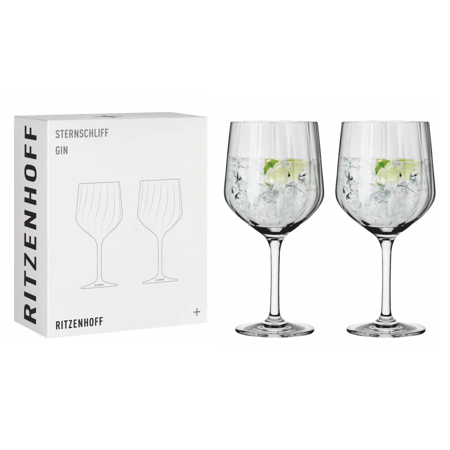 Ritzenhoff - Sternschliff Gin & Tonicglas på fot 2-p - Bild 2