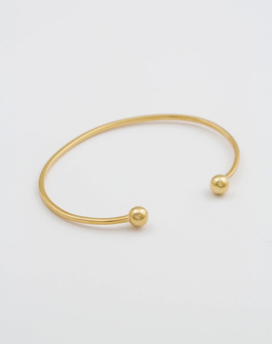 Syster P - Armband Strict Plain Ball Guld
