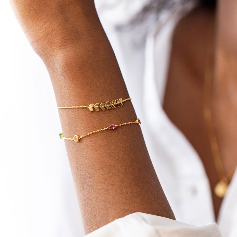Syster P - Armband Layers Simone Guld - Bild 2