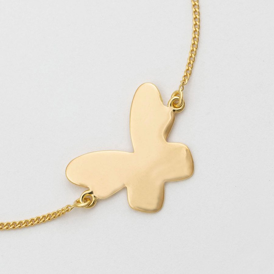 Syster P - Armband Butterfly Love Guld - Bild 2