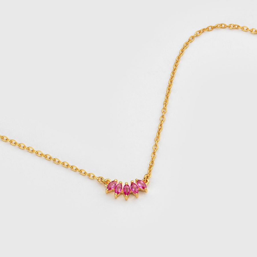 Syster P - Armband Theodora, Guld Pink Tourmaline - Bild 3