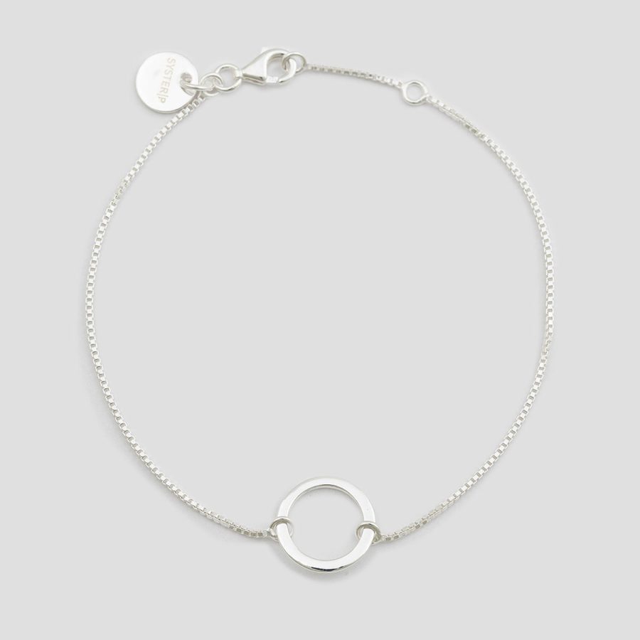 Syster P - Armband Minimalistica Ring Silver