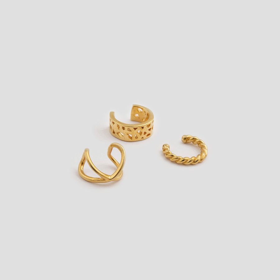 Syster P - Mini Cuff Collection Twisted Guld