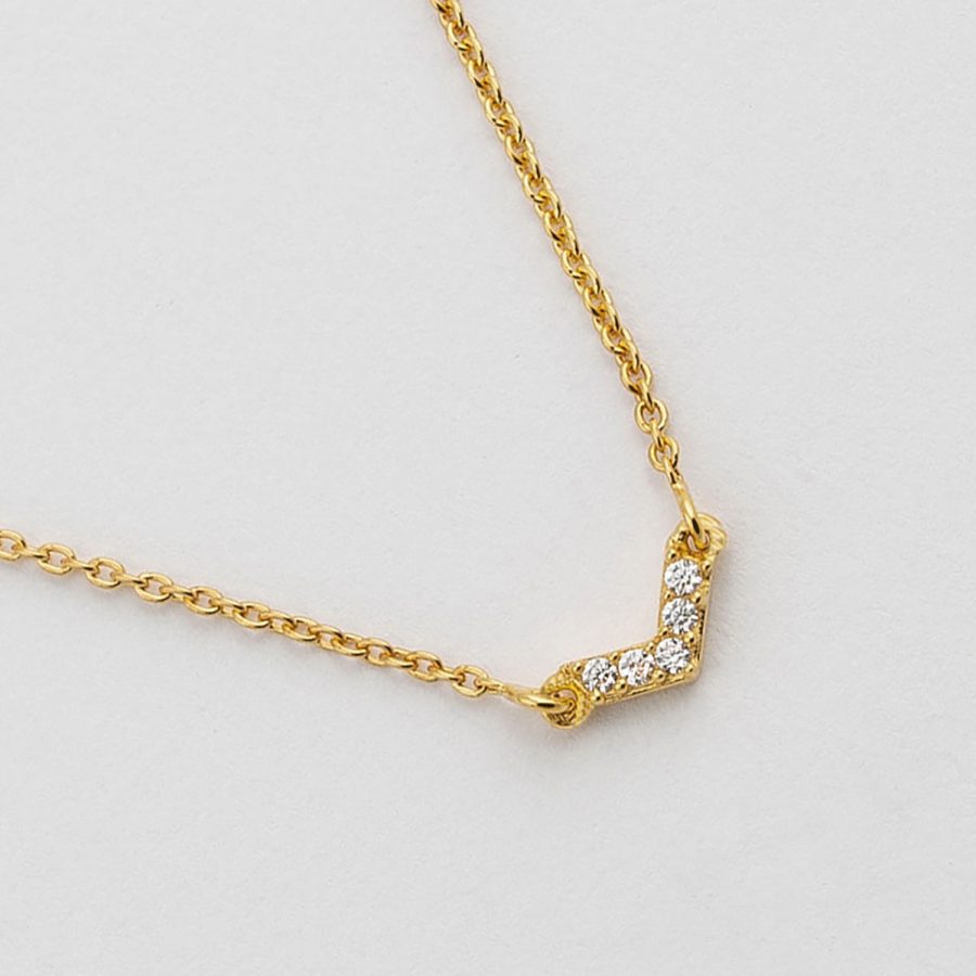 Syster P - Halsband Mini Arrow Guld - Bild 2