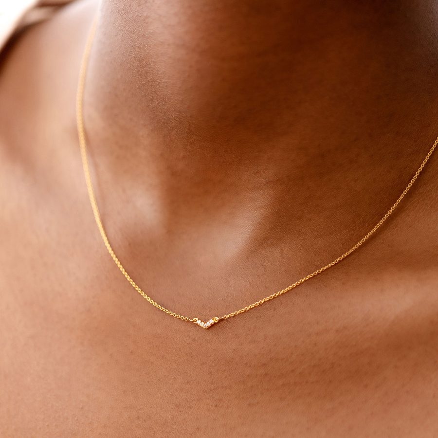 Syster P - Halsband Mini Arrow Guld - Bild 3