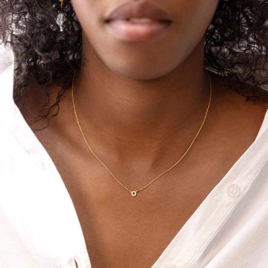 Syster P - Halsband Mini O Guld - Bild 3