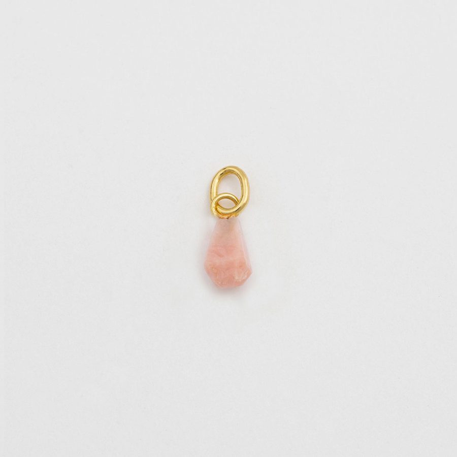 Syster P - Beloved Cut Stone Guld Pink Opal