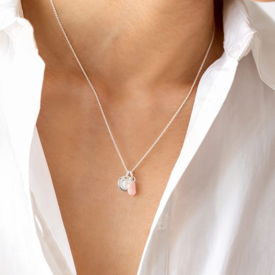 Syster P - Beloved Cut Stone Silver Pink Opal - Bild 2