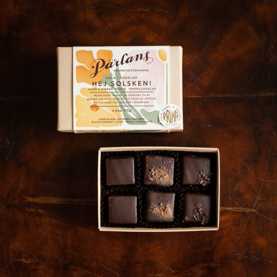 Pärlans - Kola I Choklad Hej Solsken 75 g