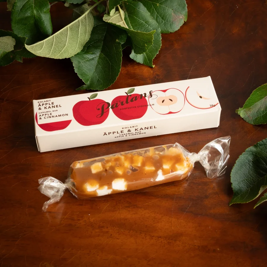 Pärlans - Kolabit Äpple & Kanel 39g