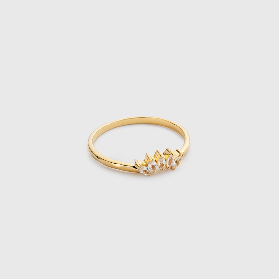 Syster P - Ring Theodora Guld White Topaz - Bild 3