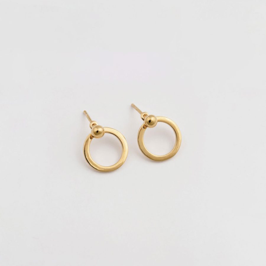 Syster P - Örhänge Minimalistica Ring Guld