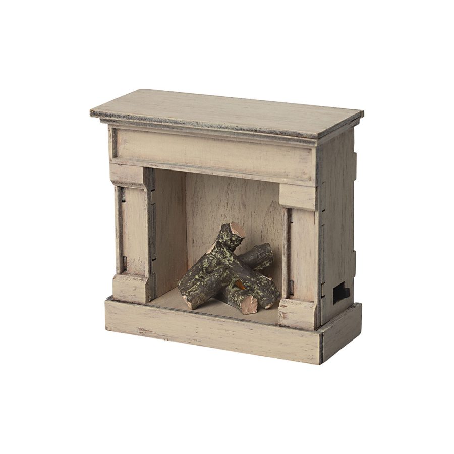 Maileg - Fireplace - Off-white