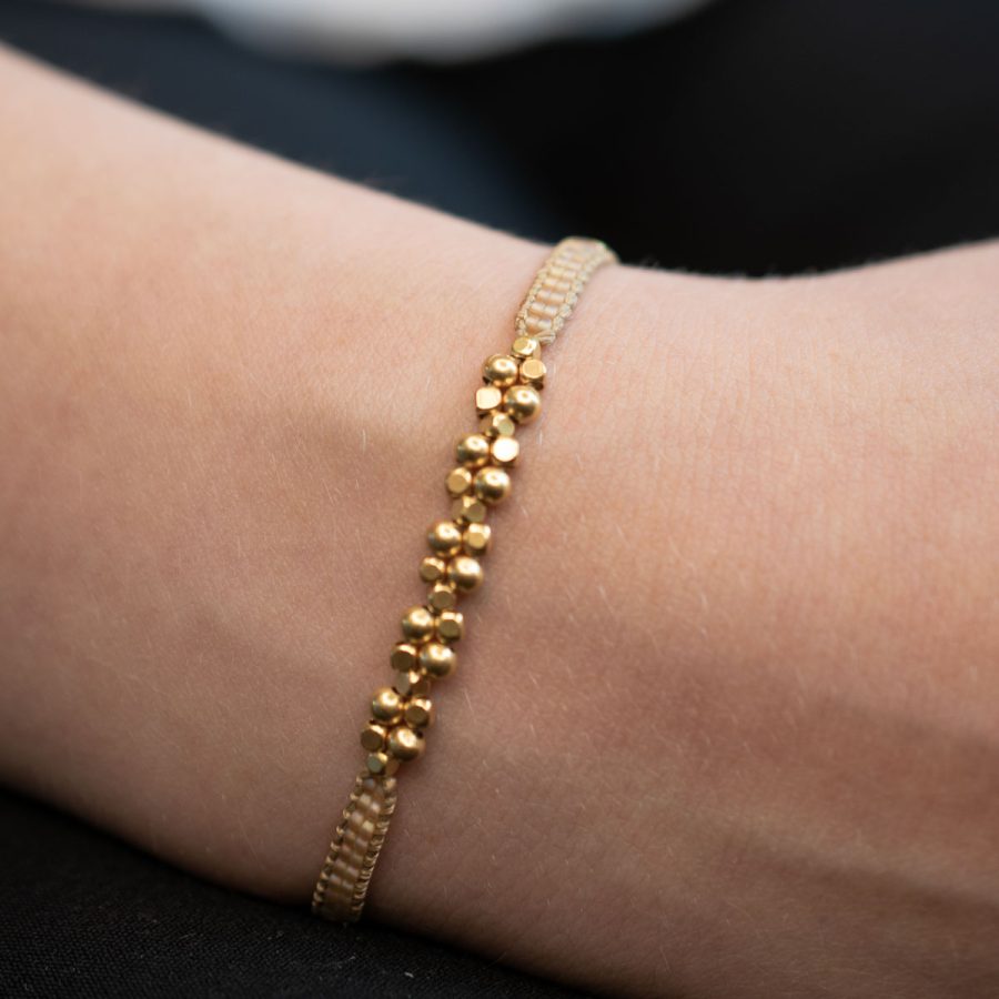 IBU Jewels - Armband Jill Bunch Coffee