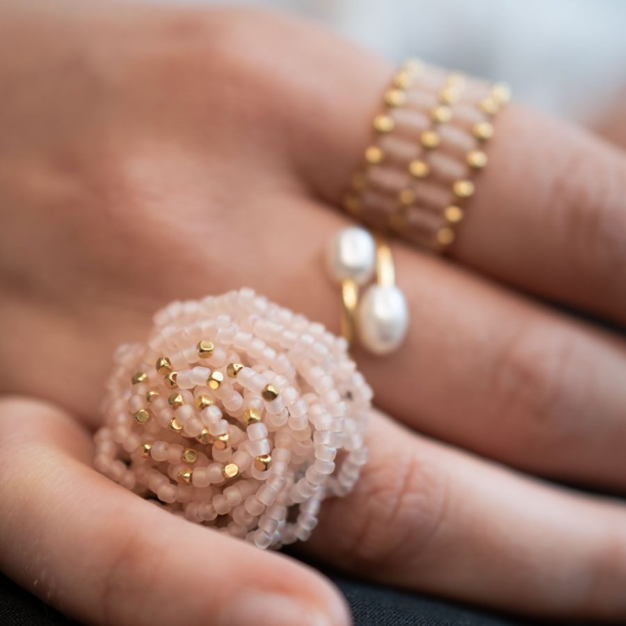 IBU Jewels - Ring Double Pearl - Bild 2