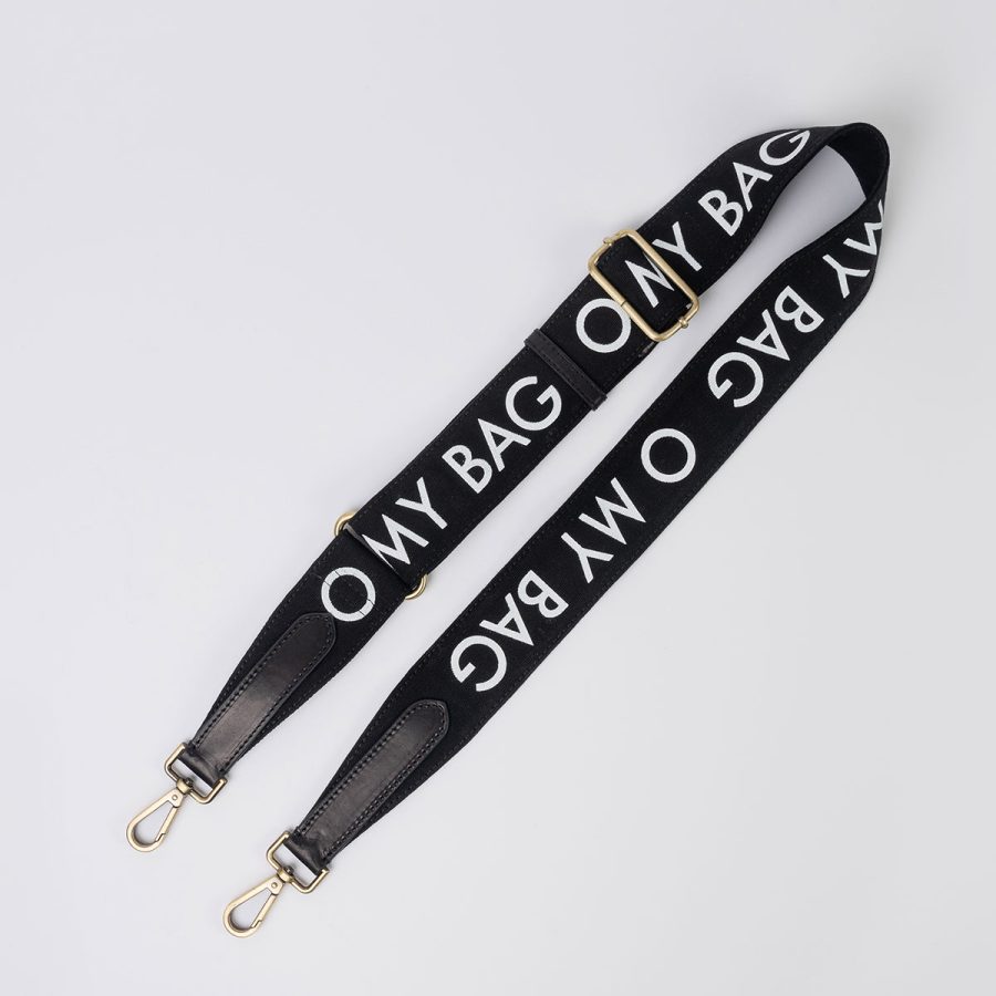 O My Bag - Canvas Logo Strap Black / Black - Bild 2