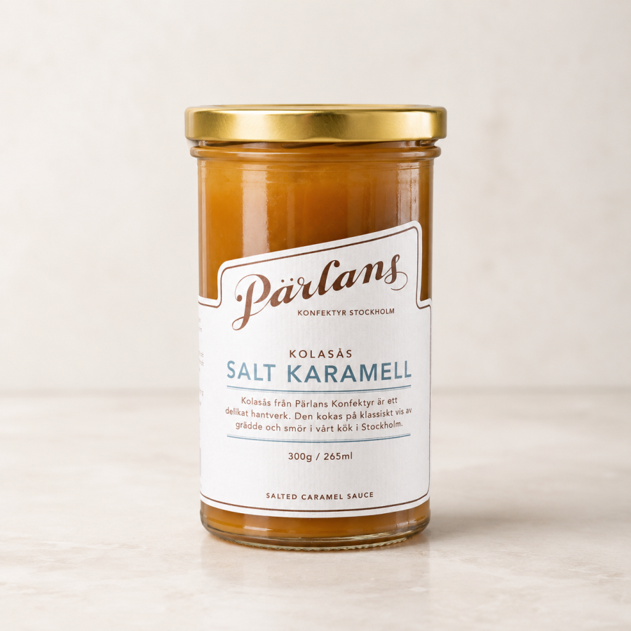 Pärlans - Kolasås Salt Caramel 300g
